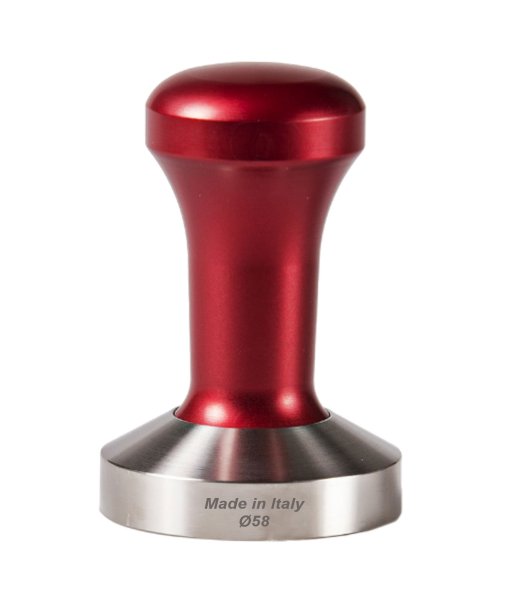 DVG Stainless Steel Fantasy Coffee Tamper (Red Handle)