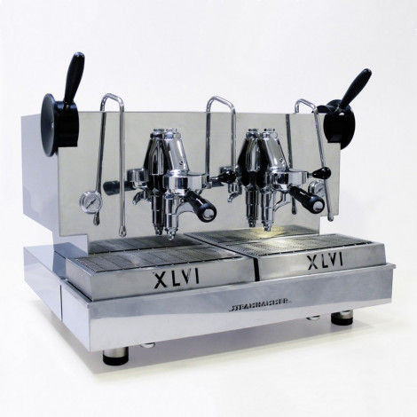XLVI Lever Operated Steamhammer 2 Group (Polished Steel)